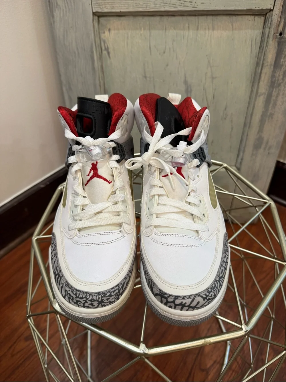 NIKE AIR JORDAN SPIZIKE WHITE CEMENT SIZE 11